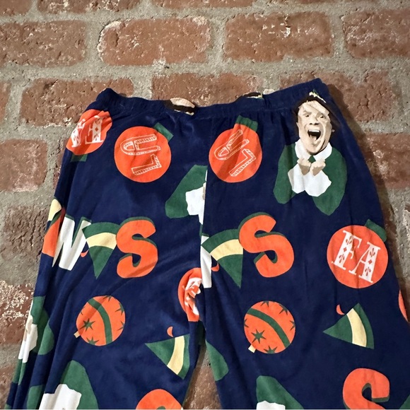 ELF Kids Pajama Bottoms in Navy with Fun Prints - Picture 14 of 15